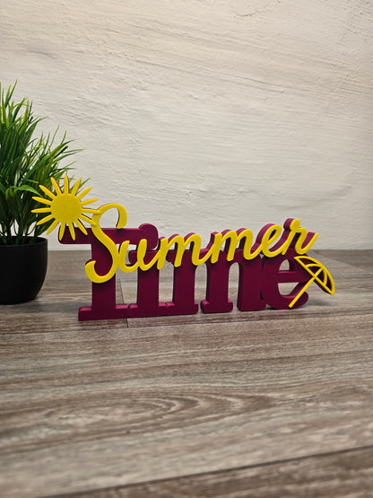 Schriftzug Summer Time