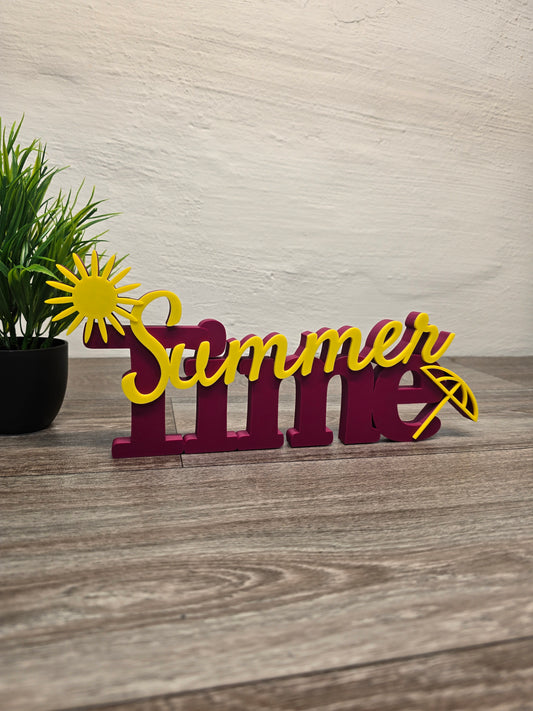 Schriftzug Summer Time