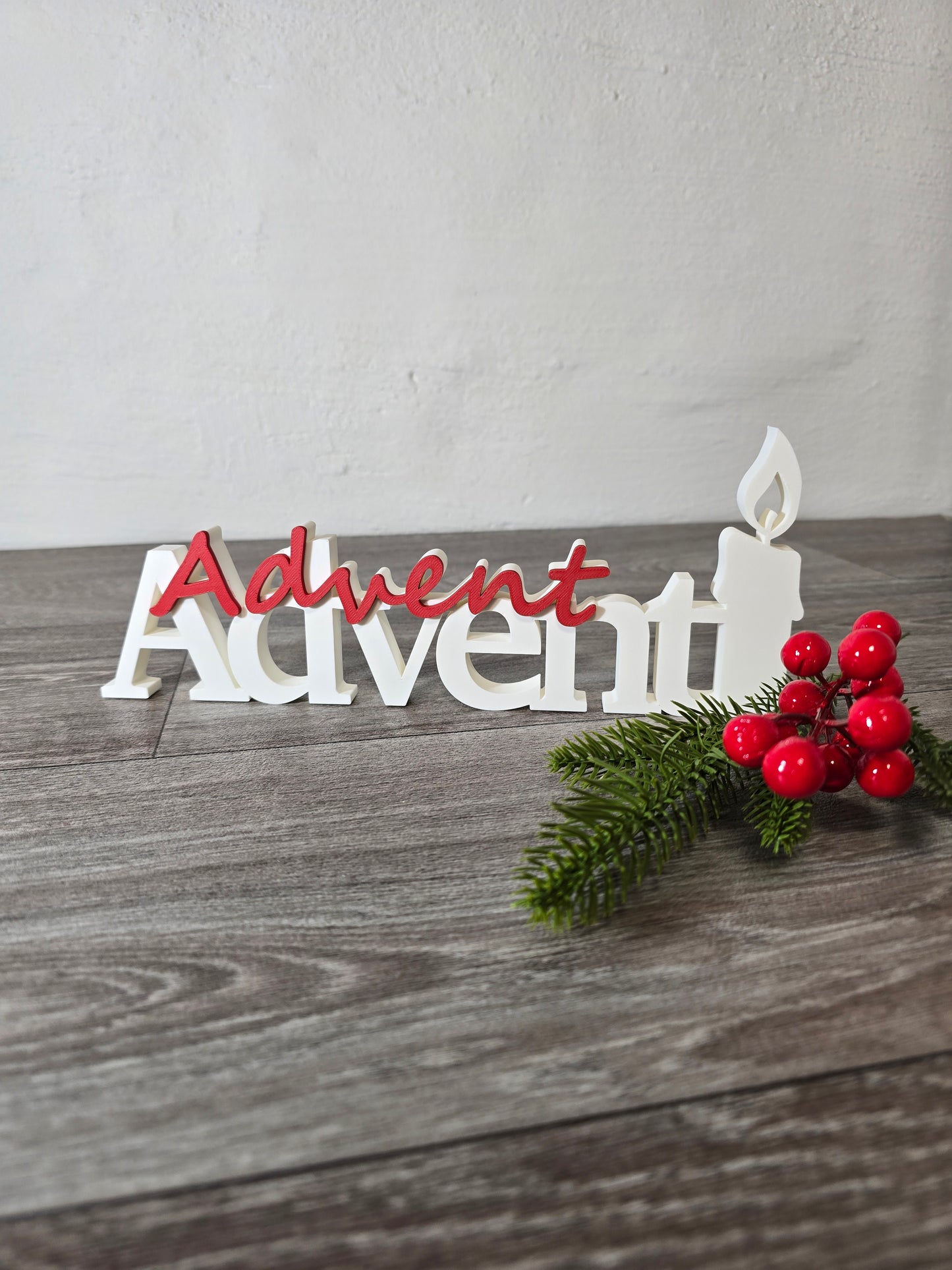 Advent Advent Schriftzug