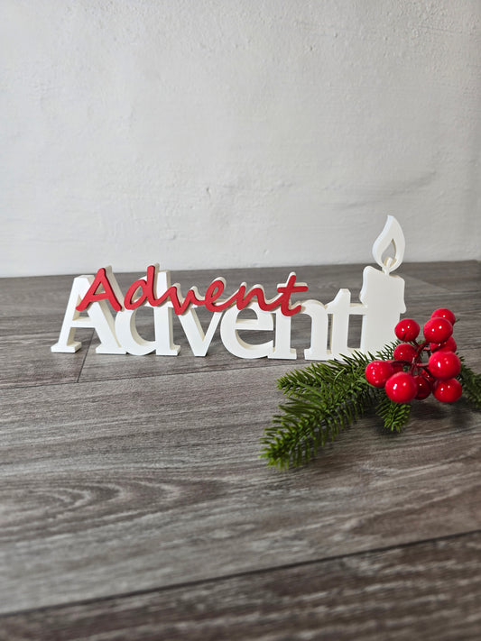 Advent Advent Schriftzug