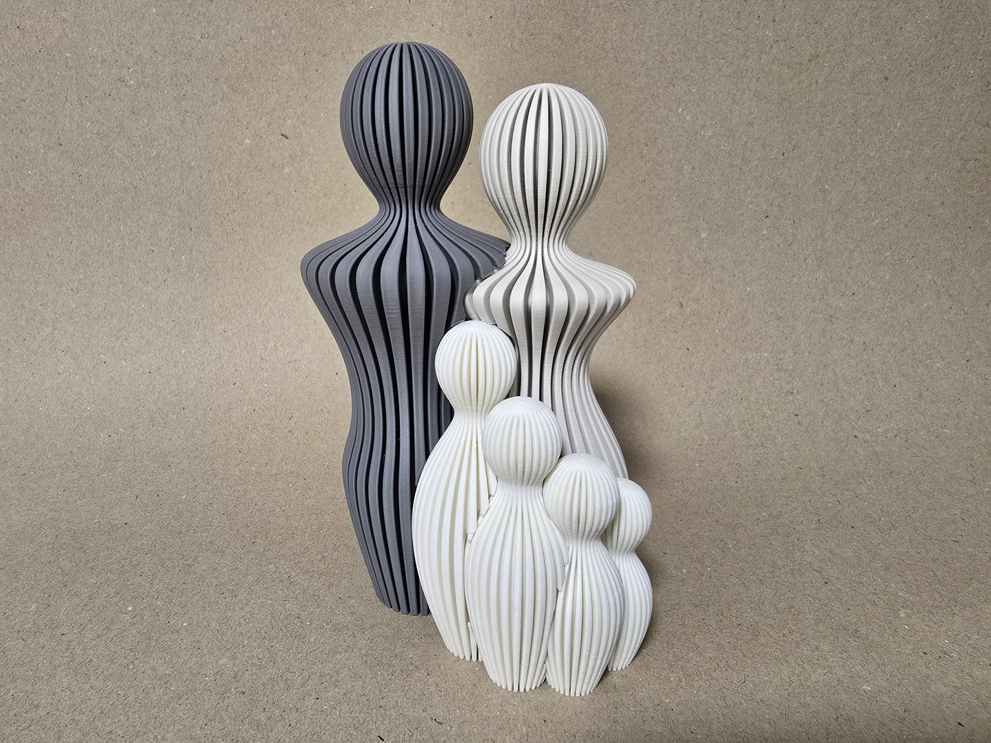 Familie mit 1 bis 4 Kindern