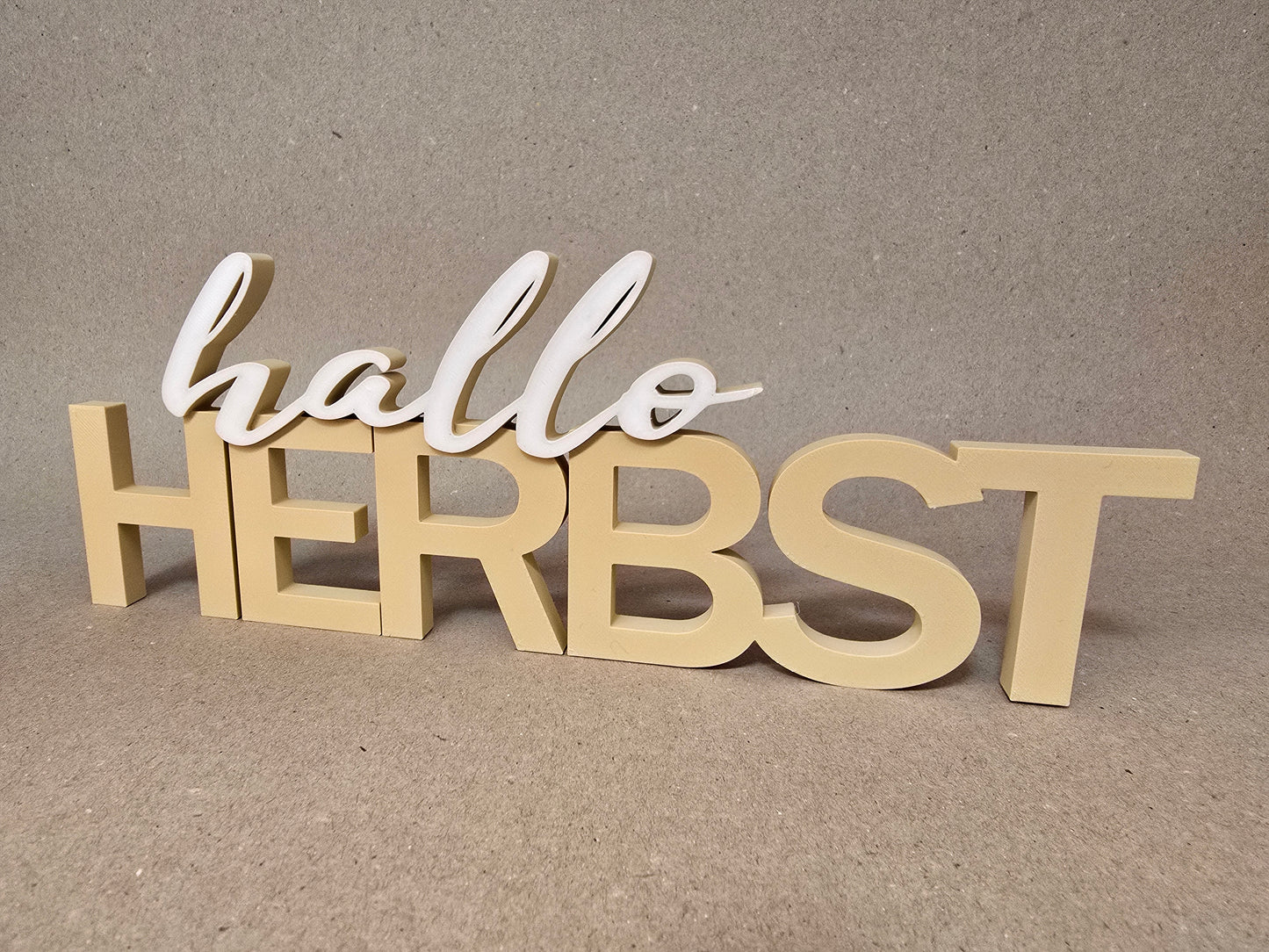 Hallo Herbst Schriftzug